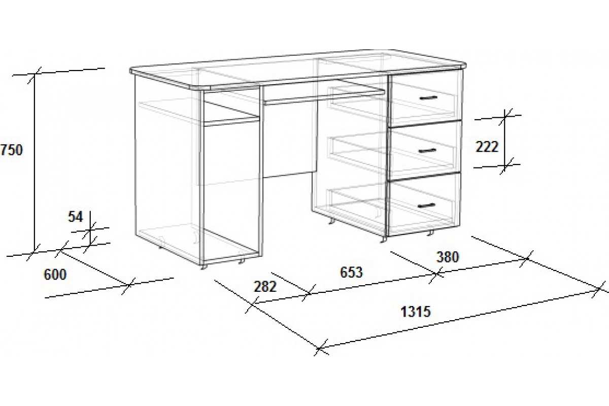 Высота письменного стола: какие бывают стандарты высоты изделий и как правильно подобрать стандартный размер подъема столешницы регулируемой модели