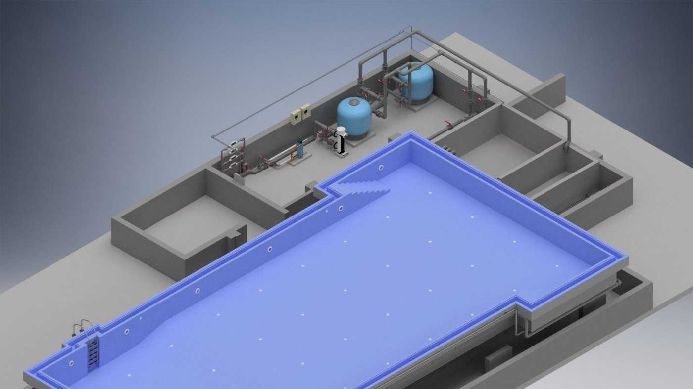 Устройство системы циркуляции воды в бассейне | housedb.ru