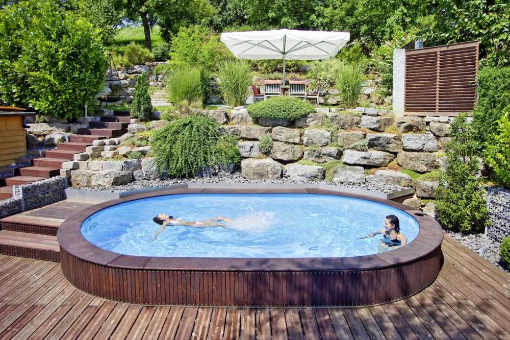 Как сделать самому бассейн для дачи: схемы сооружения, ландшафтный дизайн вокруг бассейна, фото – сад и огород своими руками