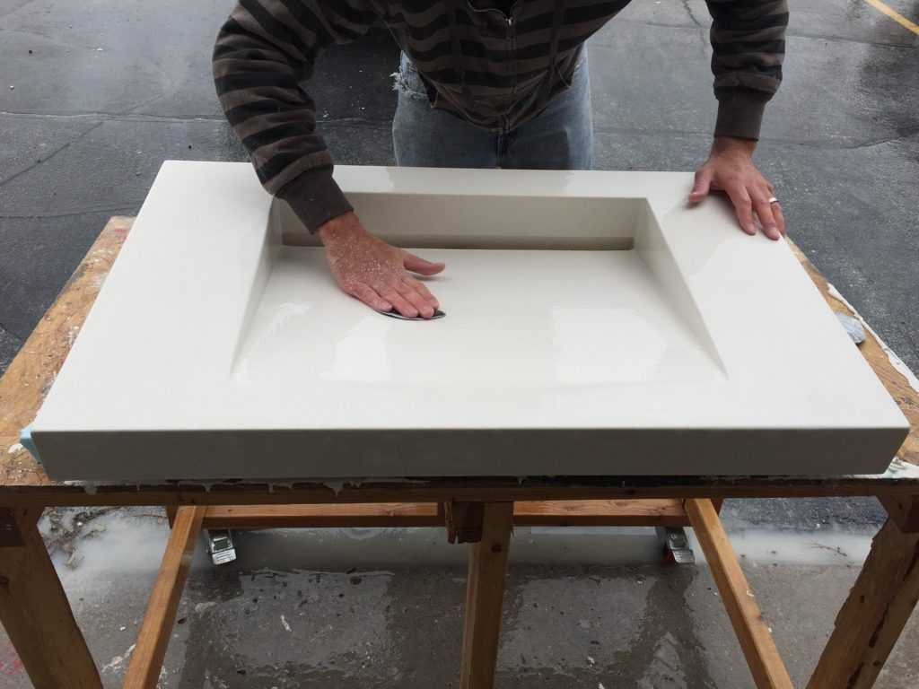 Раковина из бетона: как сделать бетонный умывальник своими руками, рукомойник в ванную из подручных материалов