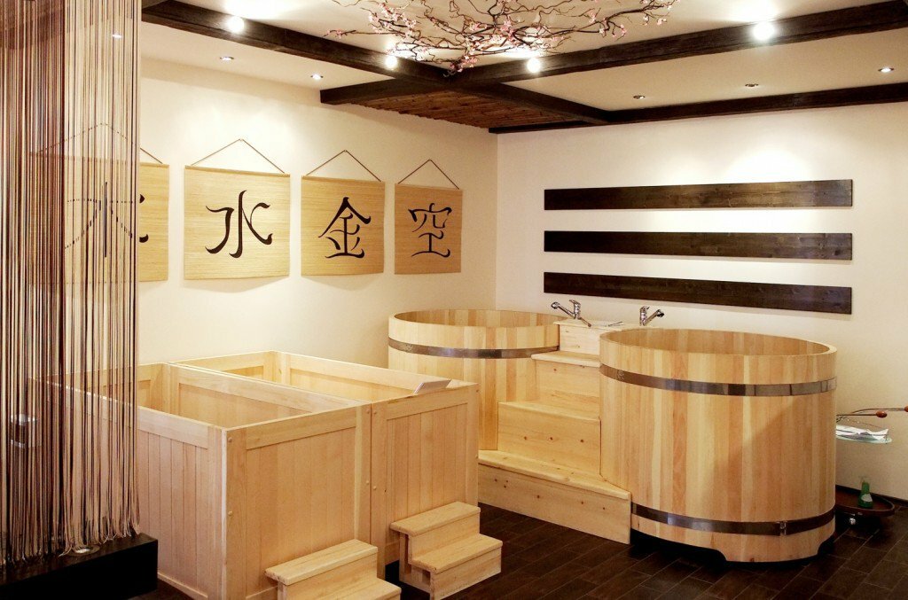 Японская баня (69 фото): офуро, фурако и сэнто - что это такое, сауна-бочка своими руками, вариант с дровяной печкой
