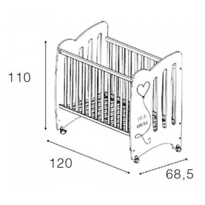 Стандартные размеры детской кроватки для новорожденных (таблица)