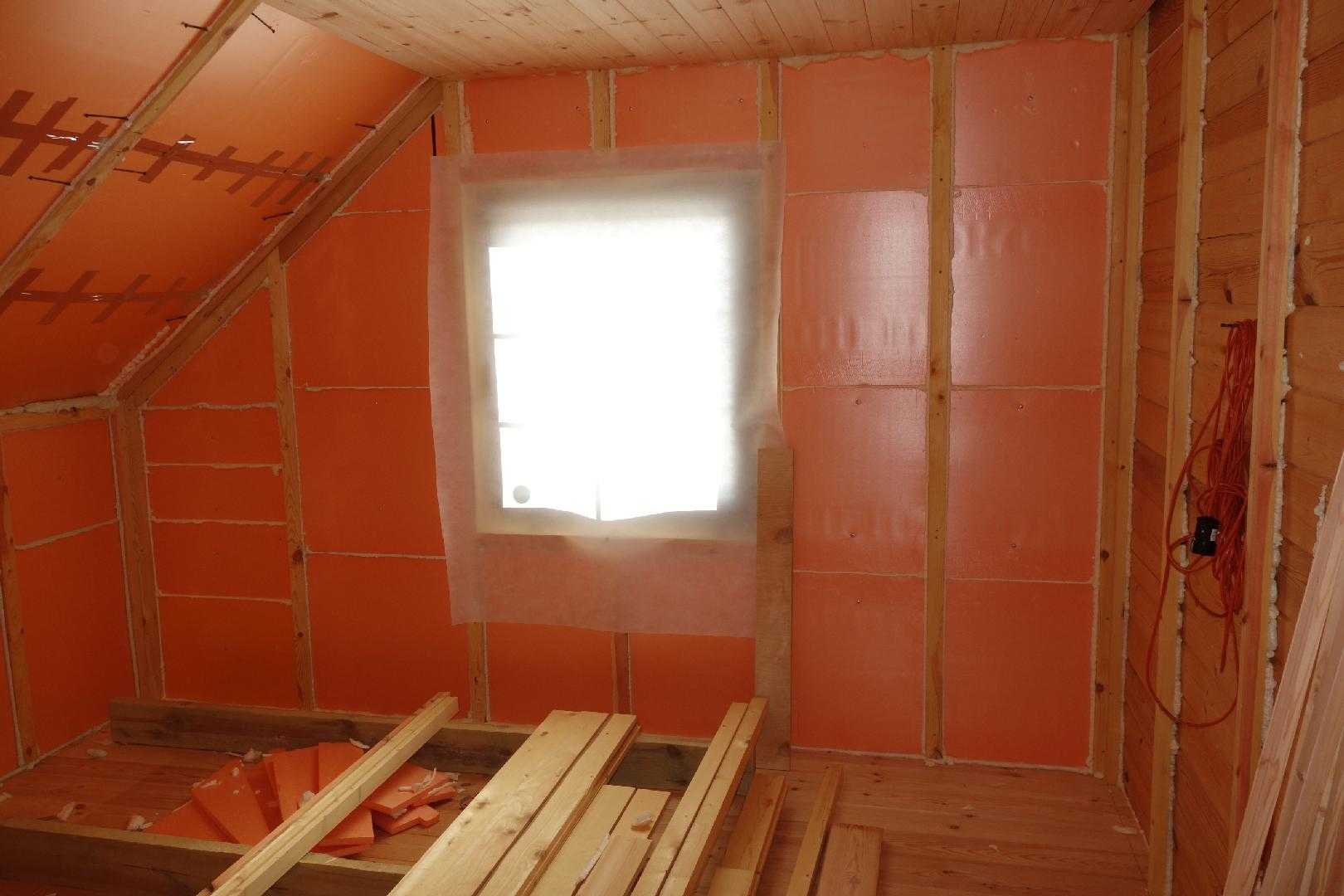 Качественое утепление деревянного дома изнутри