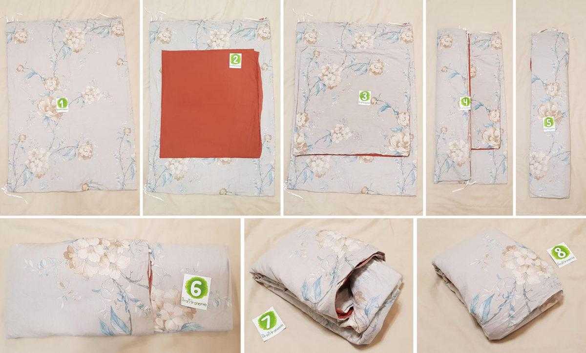 Как сложить постельное белье? как компактно складывать белье в шкаф по методу конмари пошагово?