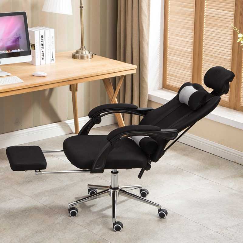 Удобное кресло для работы за компьютером дома без колес