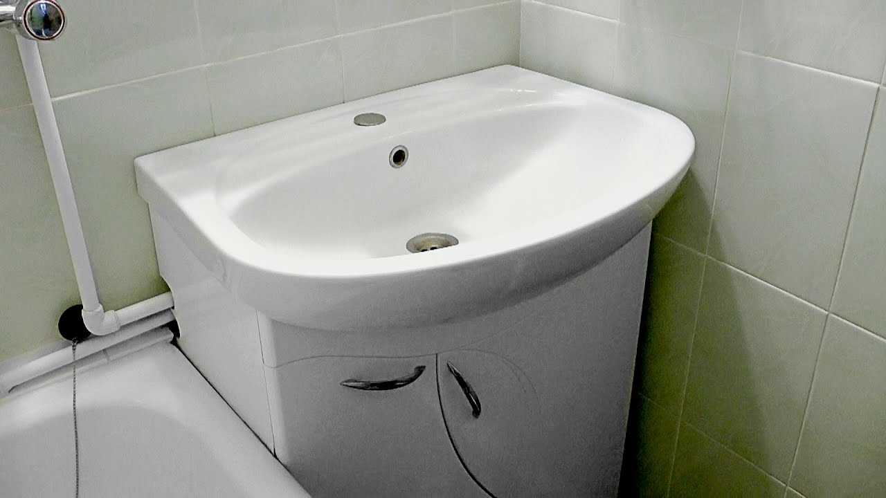 Как установить умывальник с тумбой в ванной комнате: пошаговая инструкция по монтажу