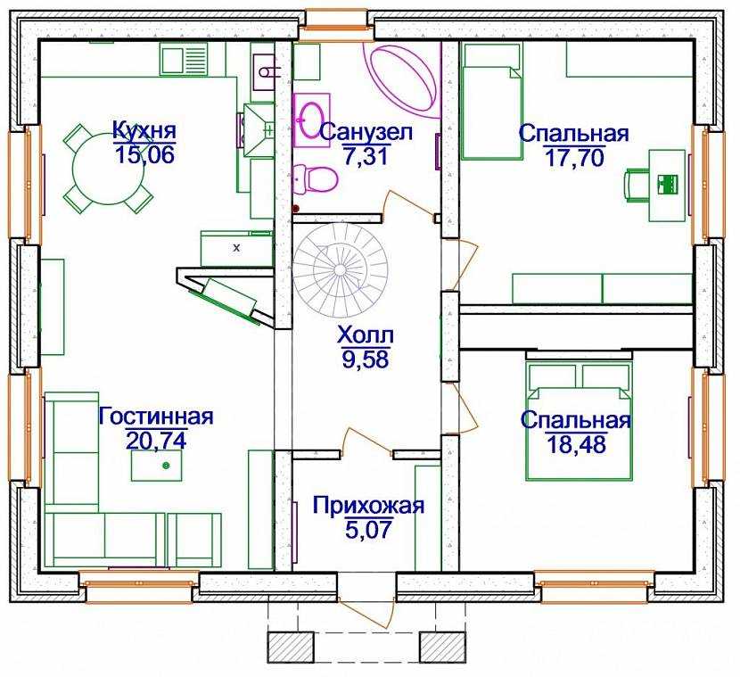 Планы и чертежи домов с размерами бесплатно: как можно нарисовать чертеж онлайн в программах