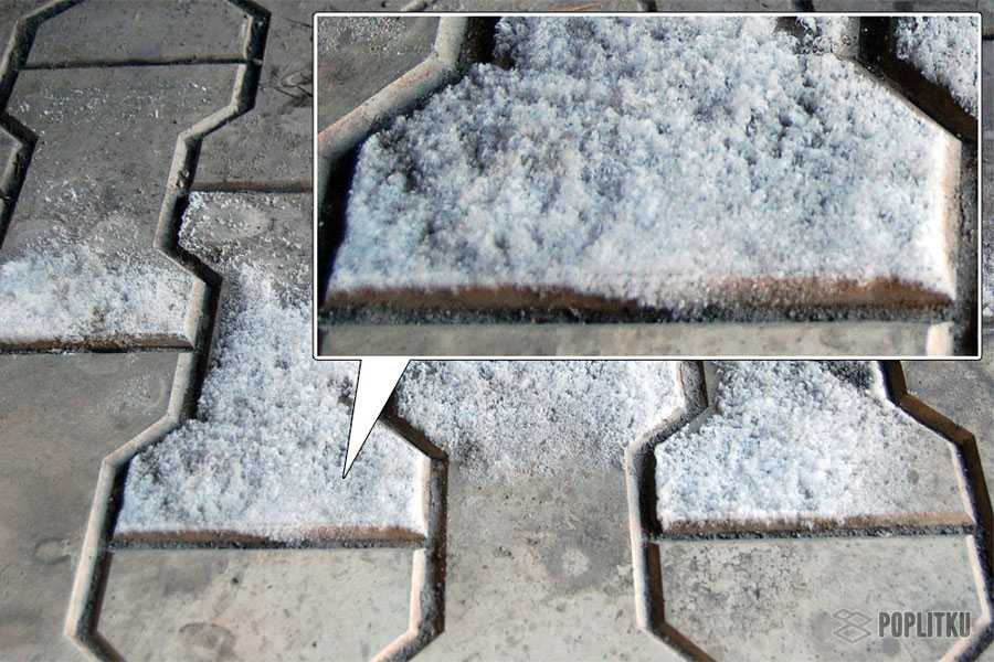 Как очистить тротуарную плитку от цемента и других загрязнений