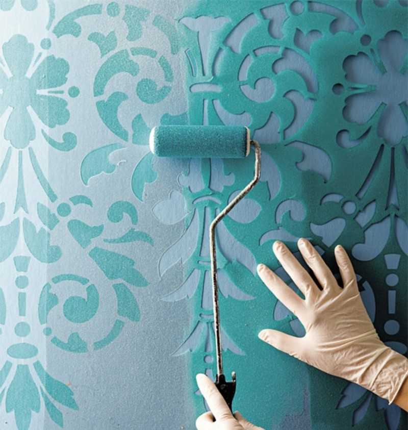 Декоративная покраска стен: тонкости процесса