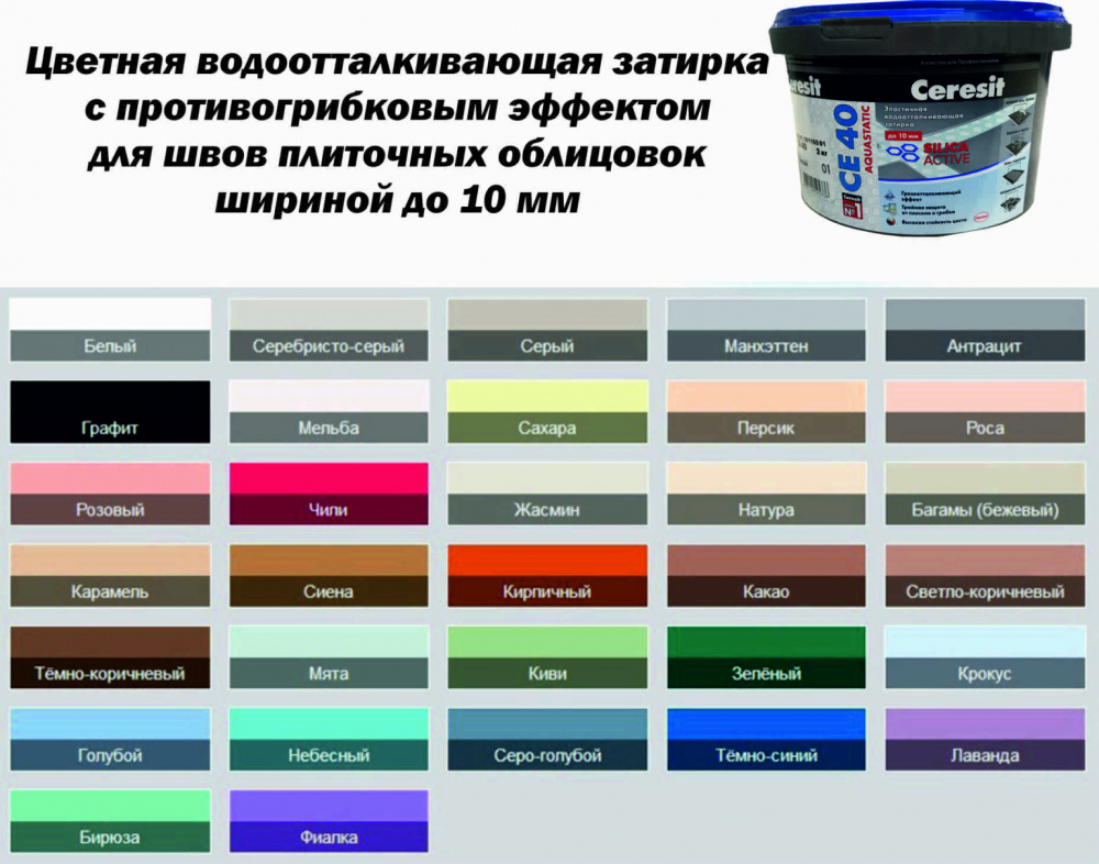 Цвета затирки для плитки: как правильно выбирать, советы, фото