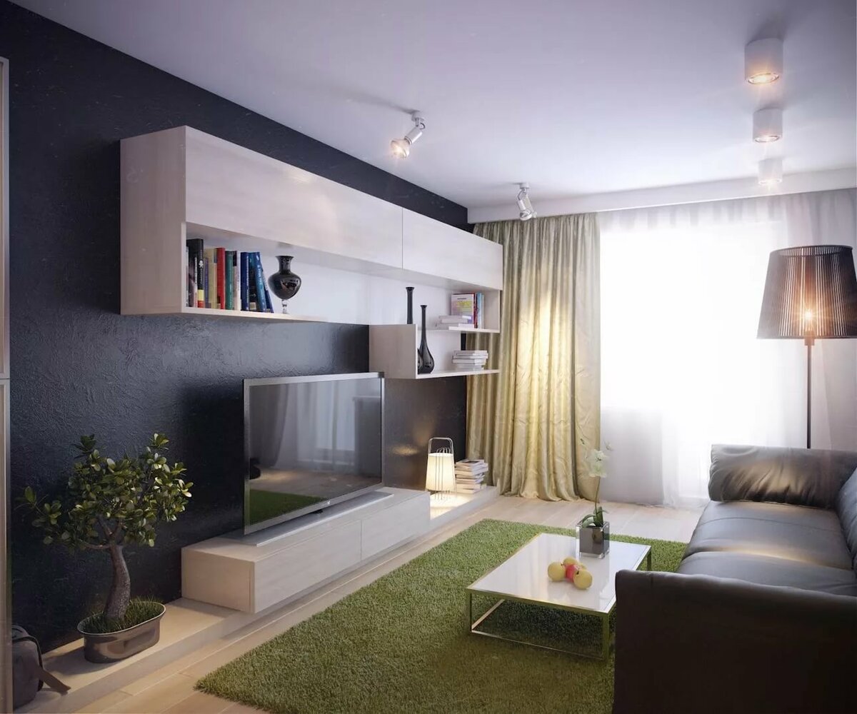 Интерьер гостиной в современном стиле: как оформить красивую прямоугольную и квадратную комнату, выбрать цветовую гамму и мебель