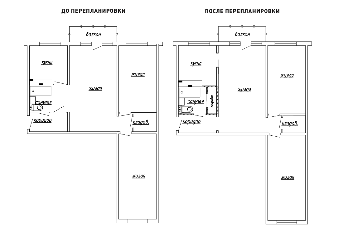 Планировка хрущевки 2 комнаты — варианты, схемы, советы дизайнера
