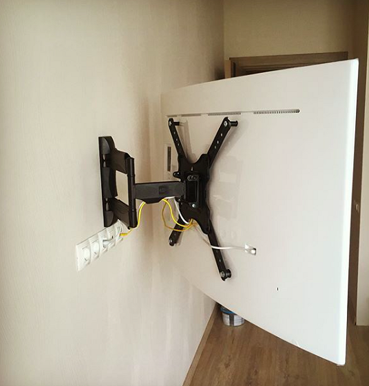 Как повесить телевизор на стену из гипсокартона