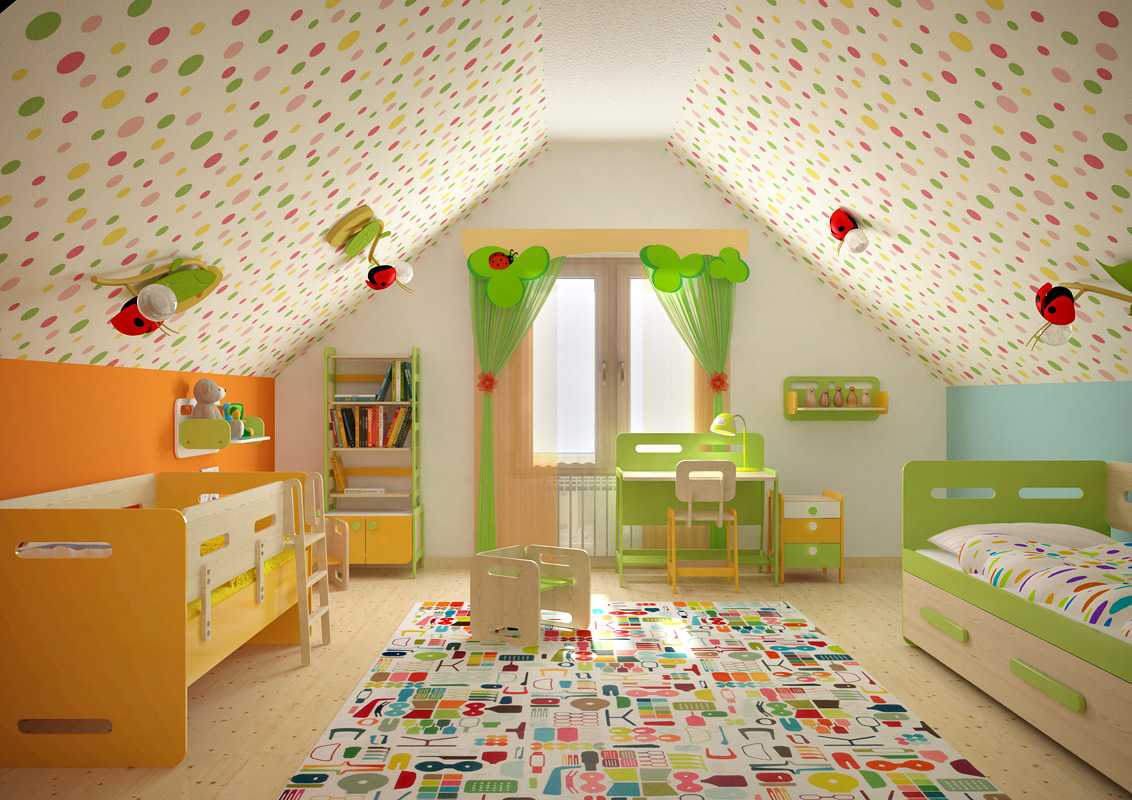 Выбираем обои для детской комнаты: 77 современных фото и идей