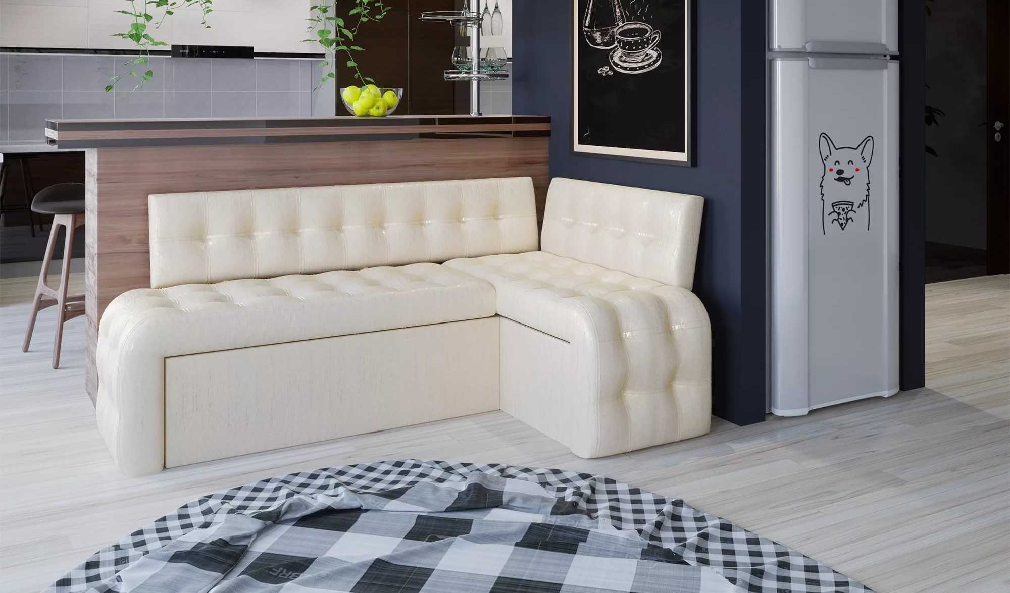 Маленький диван на кухню со спальным местом: фото новинок изумительного дизайна