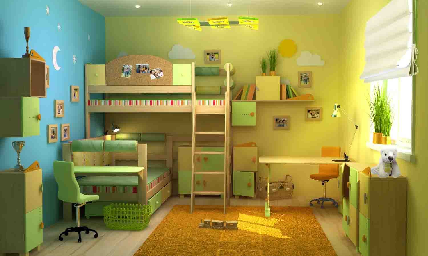 Особенности дизайна комнаты для детей разного пола