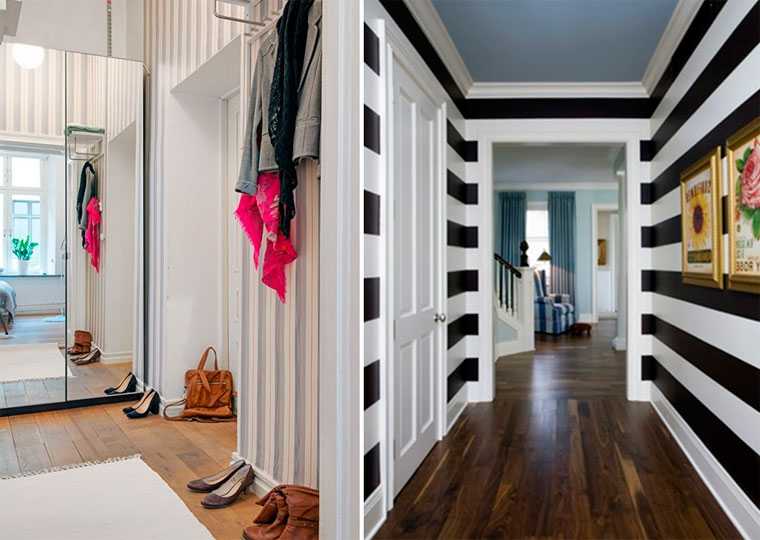 Обои для маленькой прихожей (65 фото): какие модели подойдут в небольшой коридор, как правильно выбрать варианты зрительно увеличивающие пространство в квартире