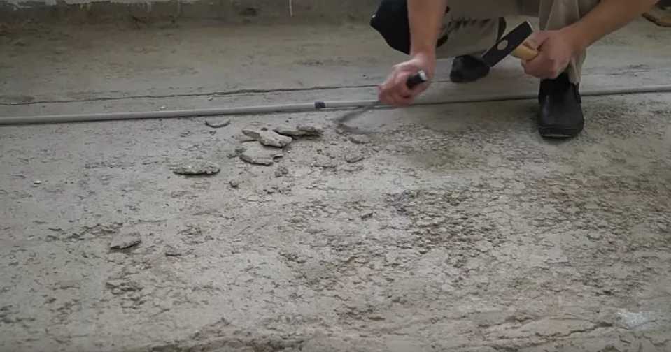 Ремонт бетонной стяжки своими руками: убираем выбоины, трещины и отслоения