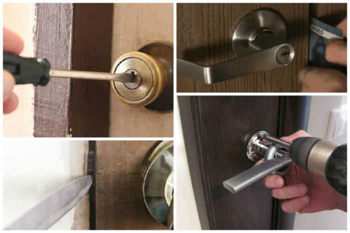 Как открыть дверь если замок заклинило: отпираем металлическую входную и межкомнатную двери