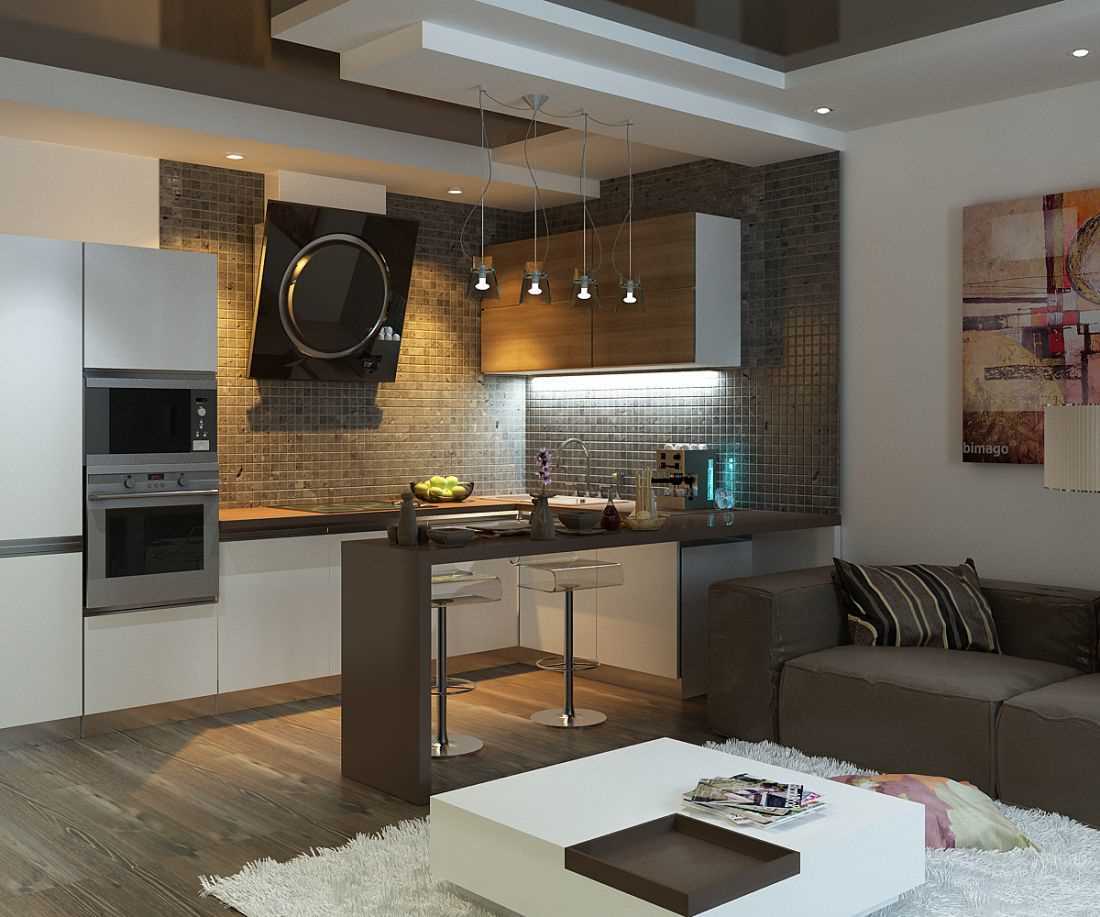 Дизайн кухни-гостиной 25 кв м - фото и проекты интерьера