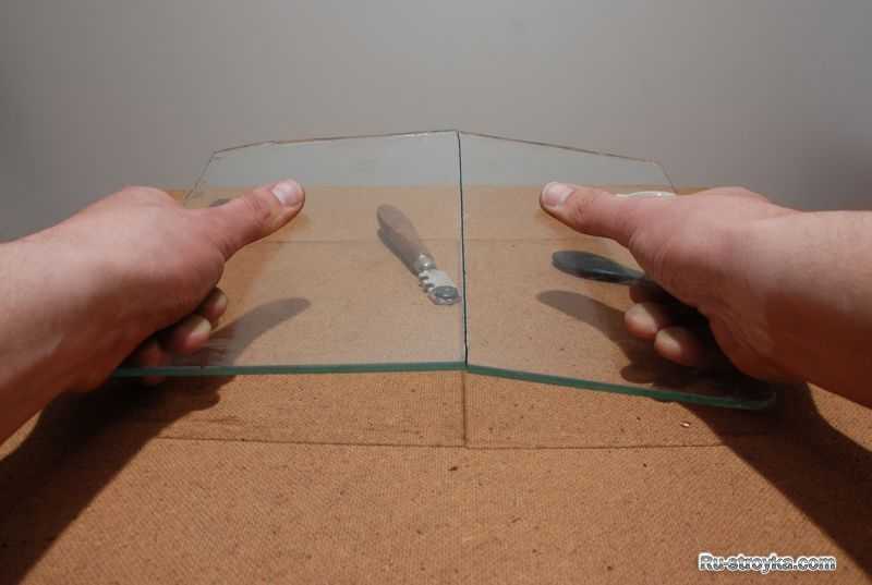 Как резать стекло правильно: учимся резке своими руками