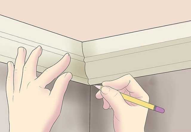 Как вырезать угол потолочного плинтуса с помощью стусла? как правильно резать плинтус на потолке и сделать наружный угол?
