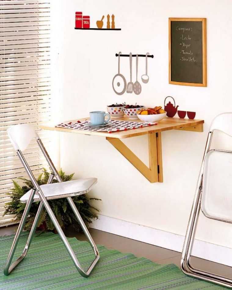 Откидной стол своими руками для лоджии, гаража и кухни: чертежи + фото