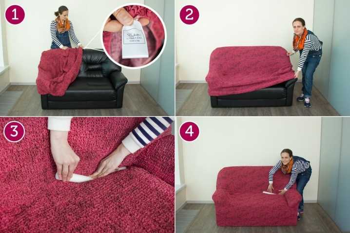Чехлы на диваны и кресла на резинке — как недорого обновить и защитить мебель