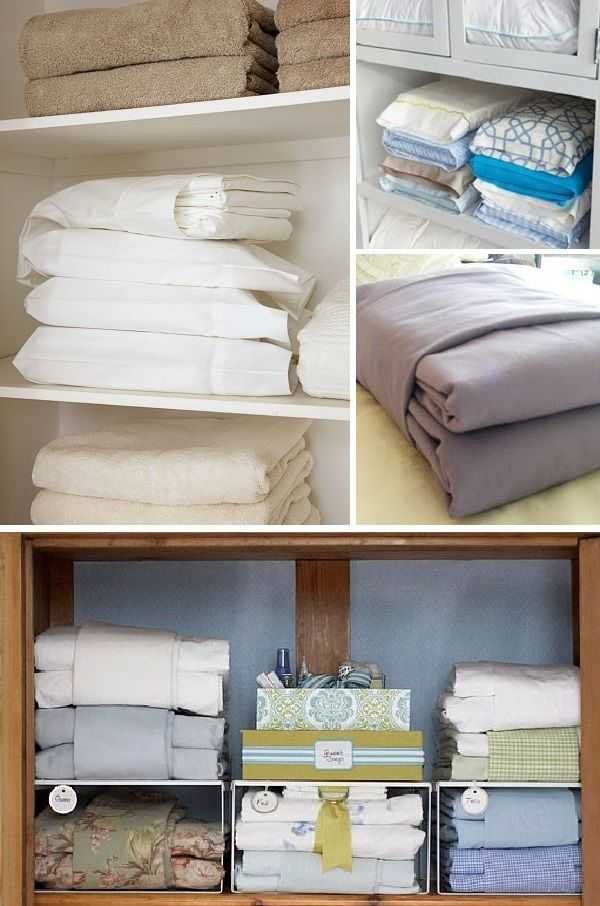Как аккуратно и компактно сложить постельное белье, где его правильно хранить?