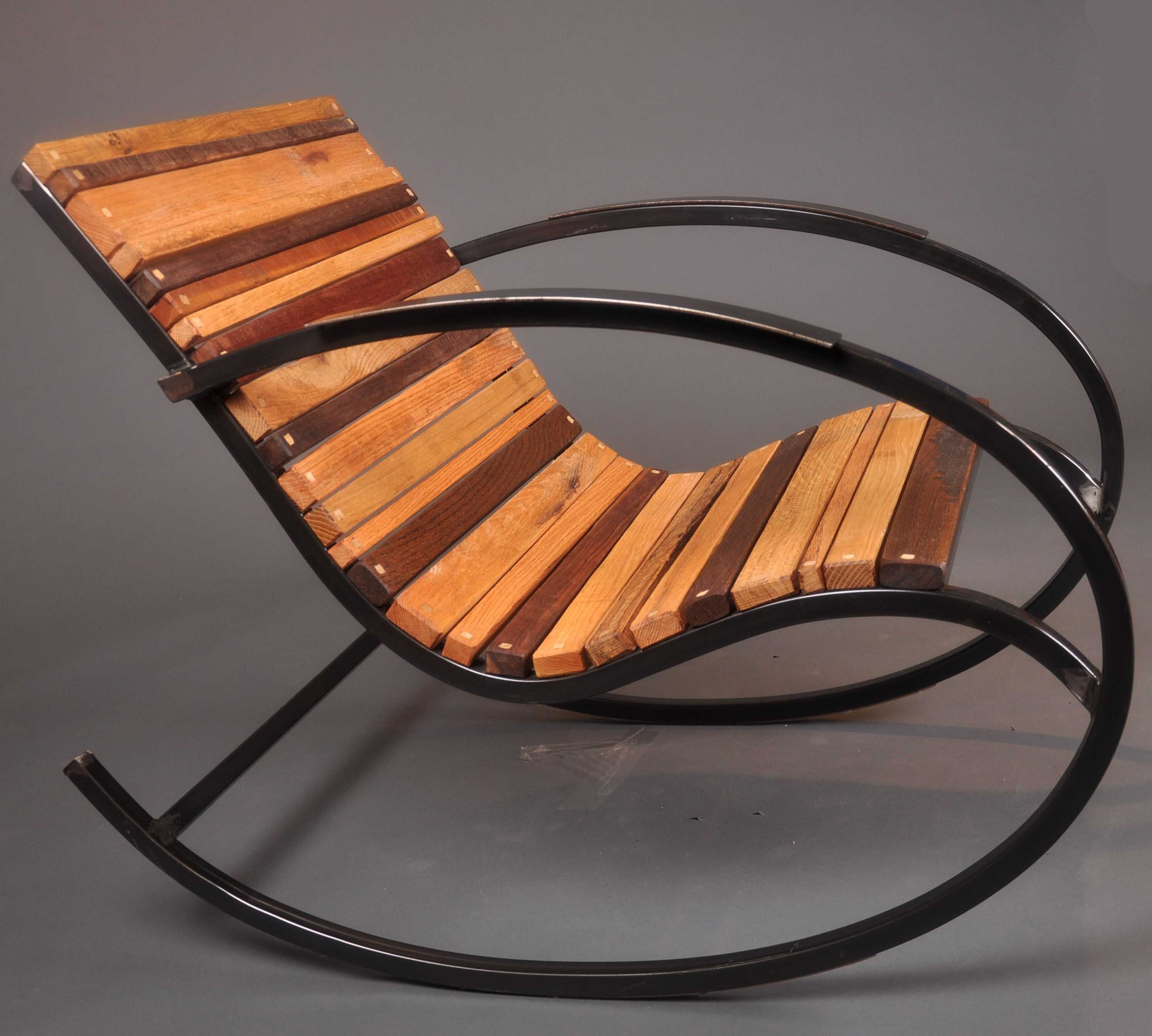 Кресло качалка формоза металл