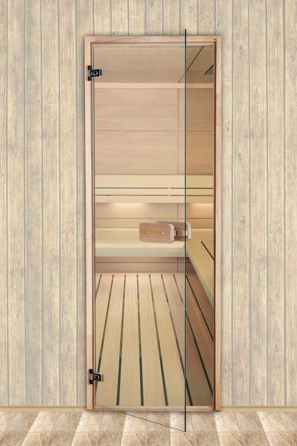 Какой должна быть дверь для бани из стекла: классические размеры и правила установки