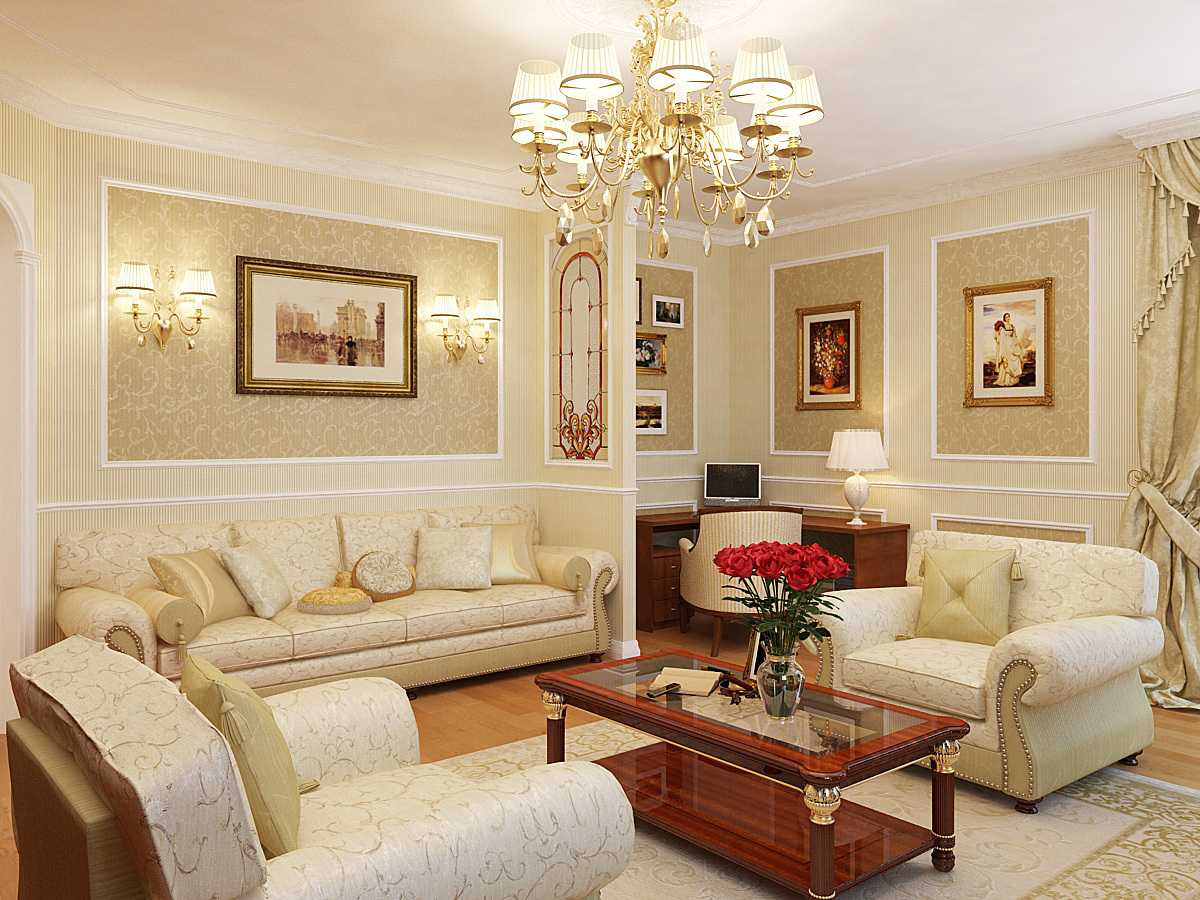 Интерьер гостиной в классическом стиле: от а до я. 120 фото с комментариями и советами от профессионалов