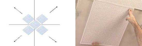 Как клеить потолочную плитку своими руками: пошаговая инструкция