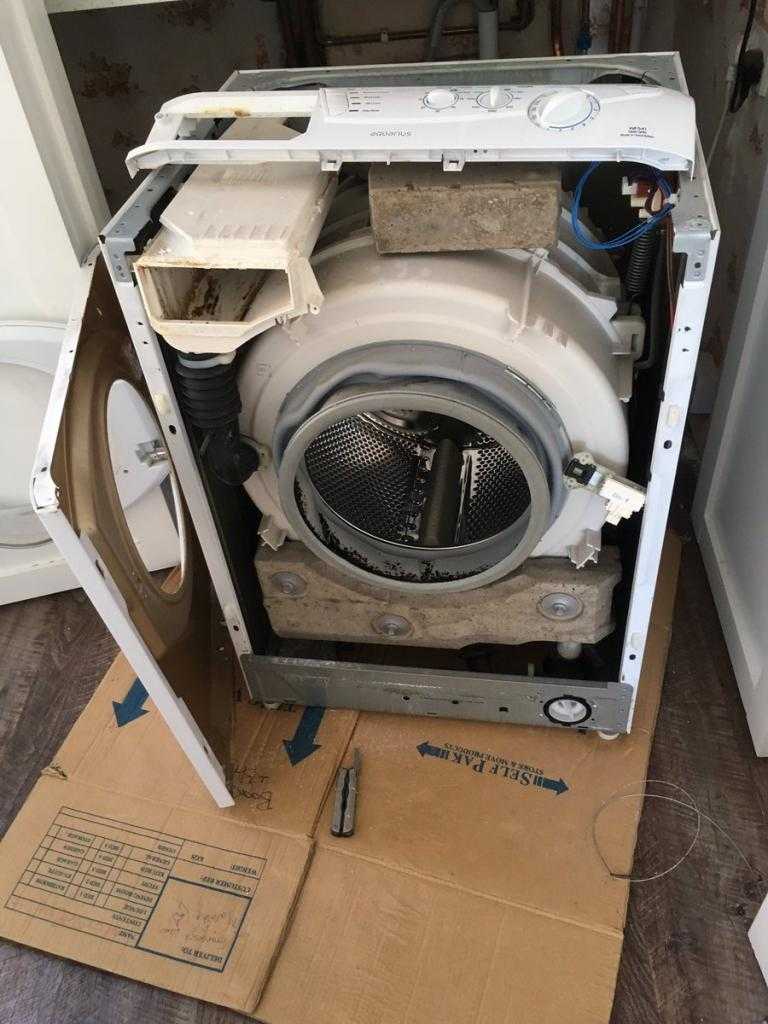 Замена манжеты люка стиральной машины аристон