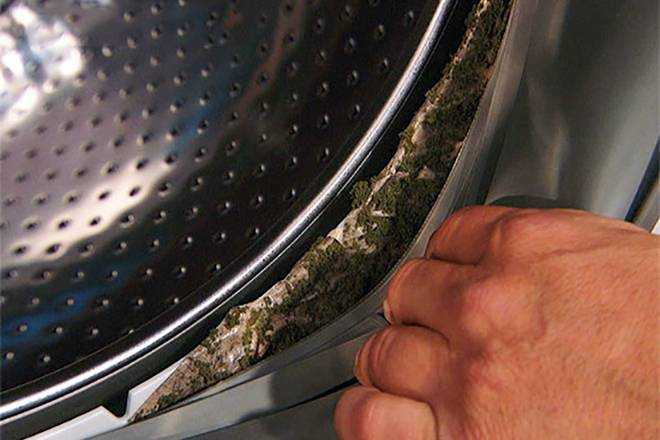Как почистить резинку в стиральной машине-автомат, фото  / чистка кислотой от запаха и плесени