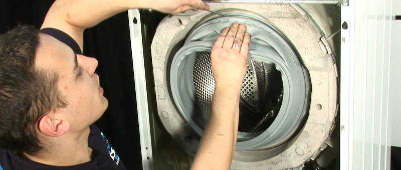 Замена манжеты люка в стиральной машине bosch