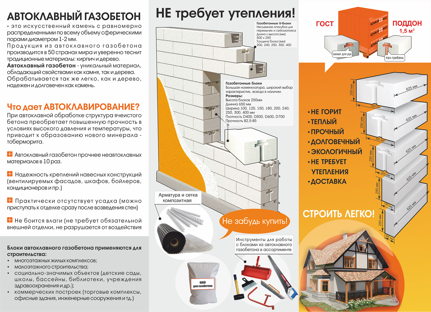 Дом из пенобетона – проблемы и преимущества