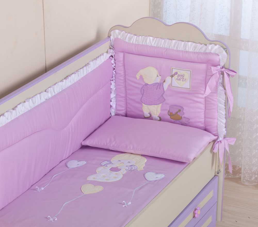 Детское постельное белье: размеры и пошив комплекта в кроватку своими руками