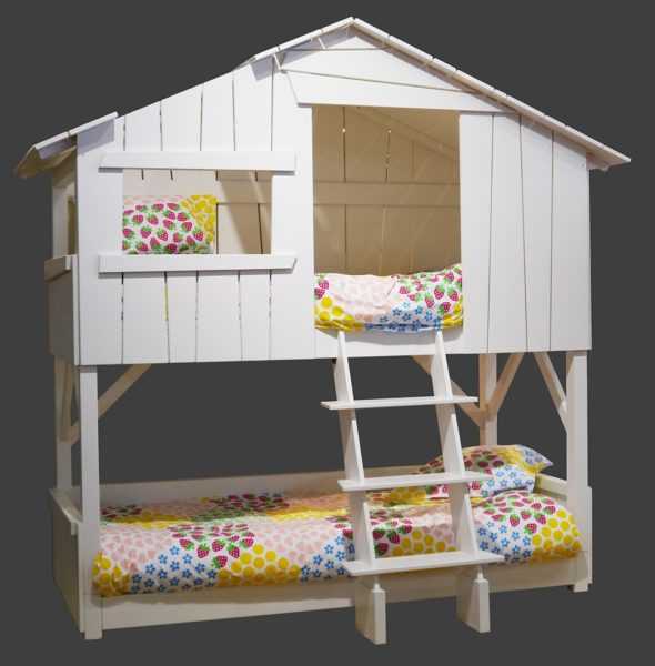 Детская кровать домик — 100 супер-идей c фото