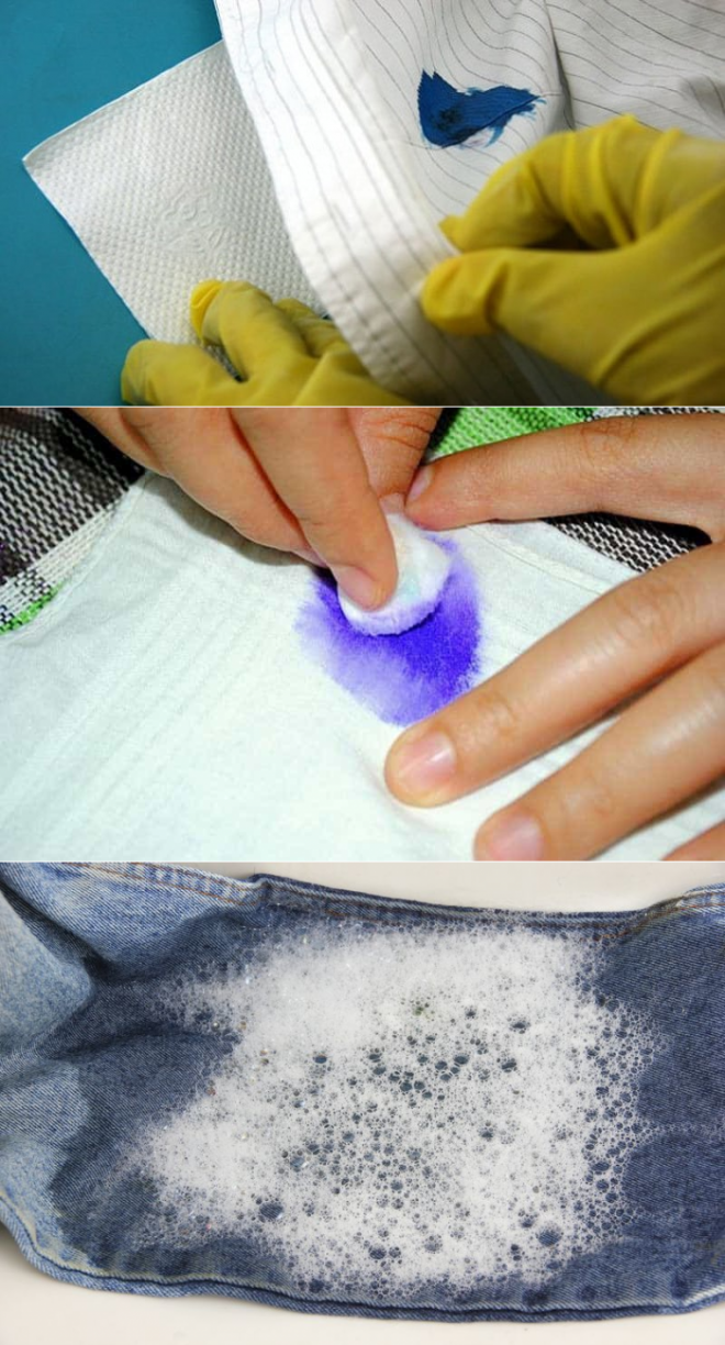 Как отстирать акриловую краску с одежды? чем оттереть и удалить пятно в домашних условиях, как очистить и отмыть ткань