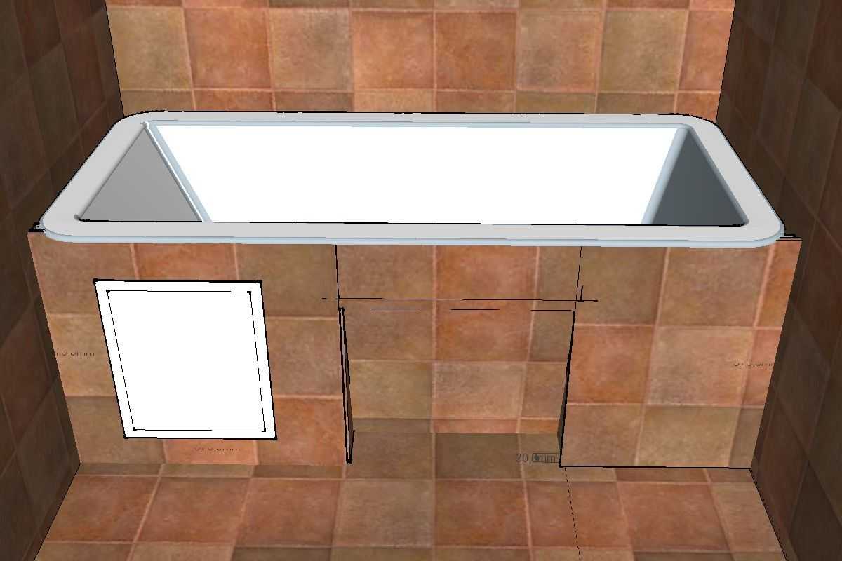 Монтаж ванной - схемы установки, хитрости и тонкости размещения ванны современных типов (120 фото)