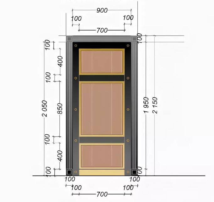 Стандартные размеры дверей межкомнатных таблица. размер межкомнатных дверей с коробкой стандарт.