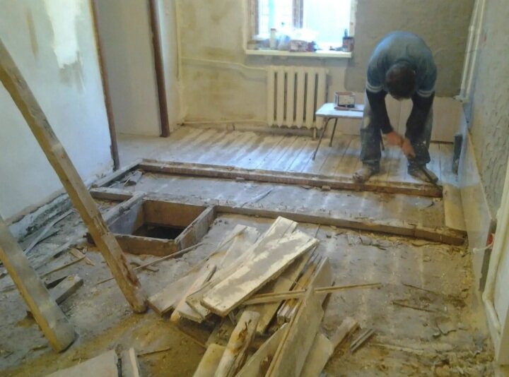 Демонтаж деревянного пола - пошаговая инструкция и важные нюансы