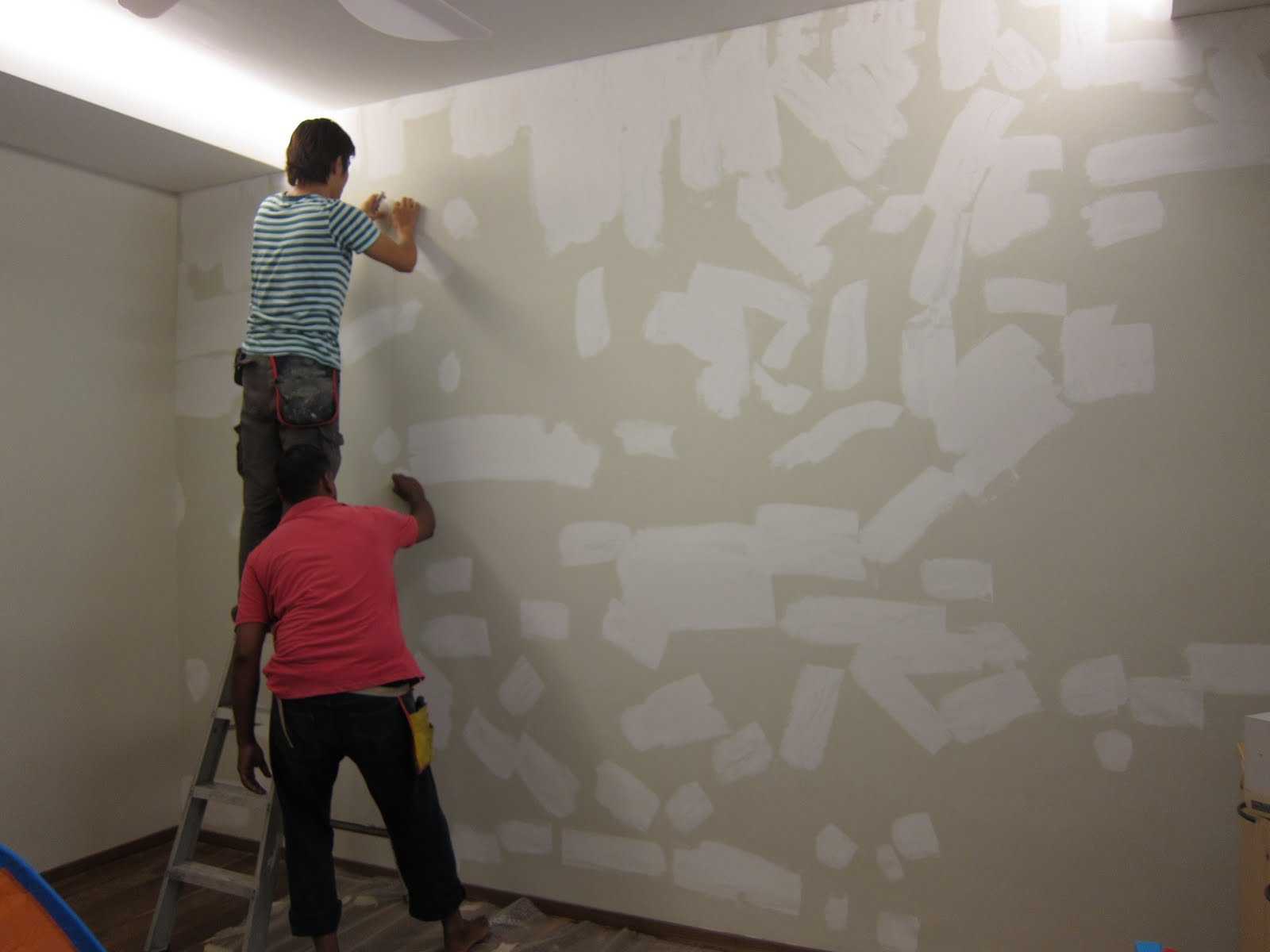 Технология шпатлевки стен под покраску