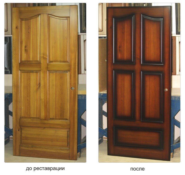 Реставрация старой двери своими руками в домашнихк условиях: фото