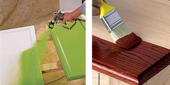 Покраска мебели своими руками - выбор материала, подготовка и нанесение