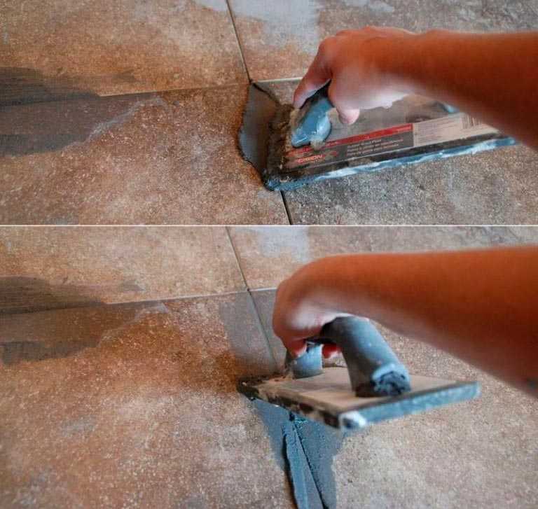 Затирка швов напольной плитки: как правильно затирать половую плитку своими руками, как делать затирку на полу между плиткой, чем затирают швы, фото и видео