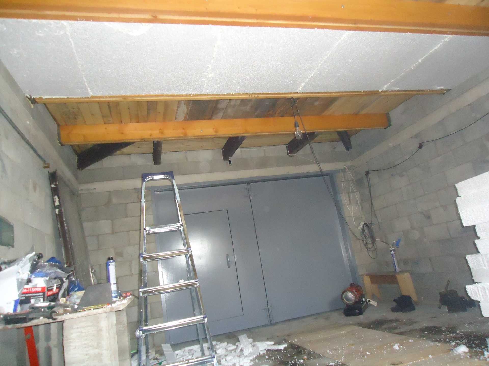 Подвесной потолок в гараже своими руками