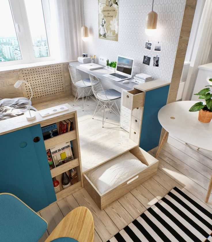 Дизайн однокомнатной квартиры: лучшие варианты, актуальные проекты и идеи стильного обустройства (160 фото)