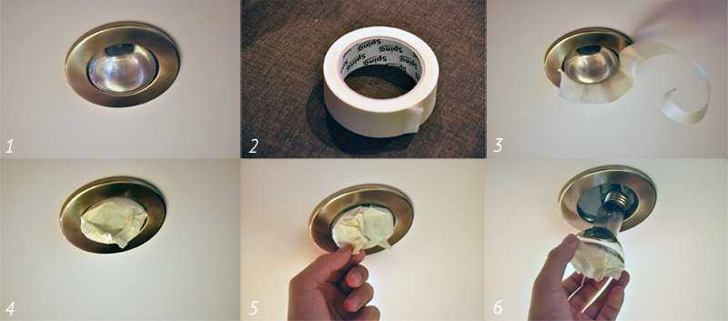 Как снять точечный светильник с натяжного потолка: вытаскиваем и заменяем своими руками